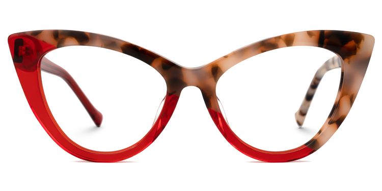 Maxine Red Cat eye Glasses