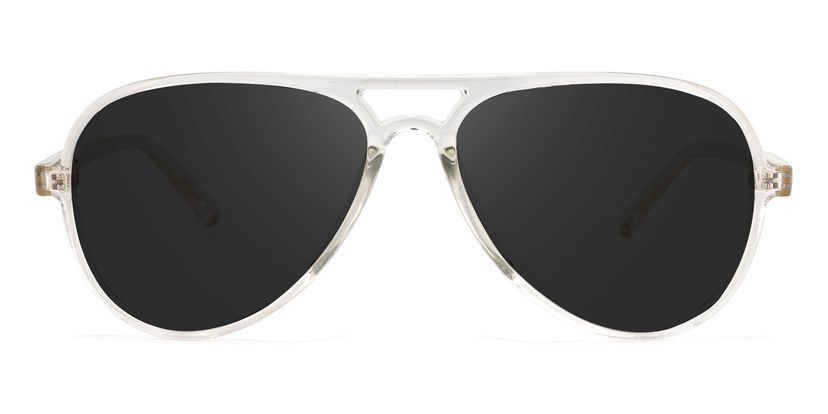 Erwin Geometric Clear Sunglasses