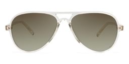 Erwin Geometric Clear Sunglasses0