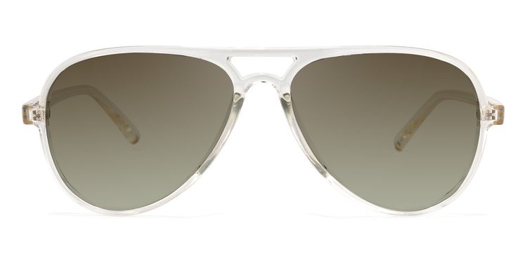 Erwin Geometric Clear Sunglasses
