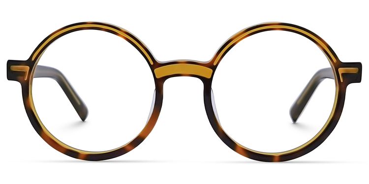 Chantel Tortoise Round Glasses
