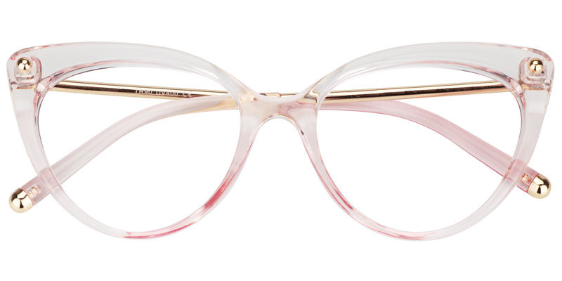 Cat Eye Pink Glasses | Zeelool Eyeglasses2