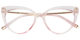 Alivia Cat Eye Pink Glasses2