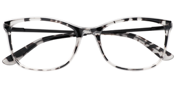 Kelvin Rectangle Black-Clear Glasses1