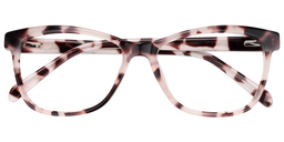 Judith Rectangle Pink Floral Glasses1