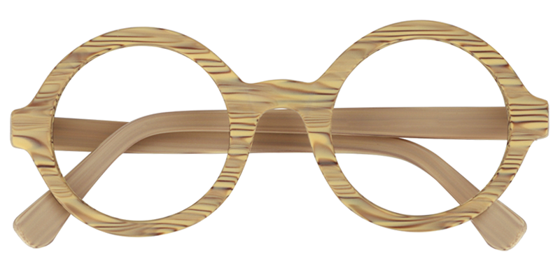 Round Yollow Glasses | Zeelool Eyeglasses1