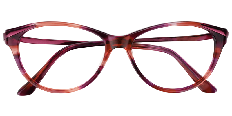 Oval Red Glasses | Zeelool Glasses Online1