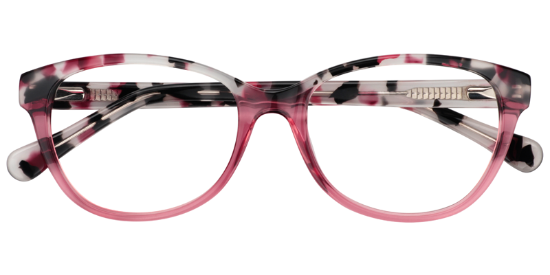 Oval Pink Glasses | Zeelool Eyewears1