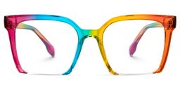 Misty Colorful Square Glasses0