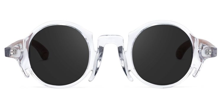 Charlie Clear Round Sunglasses
