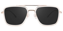 Nayeli Clear Aviator Sunglasses0