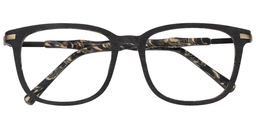 Nestor Rectangle Black Glasses1