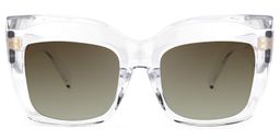 Alberta Cat Eye Clear Glasses4