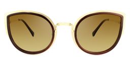 Rainey Cateye Brown Sunglasses0