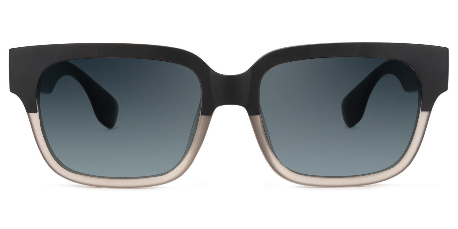 Colin Rectangle Style Gray Frame Sunglasses | ZEELOOL0