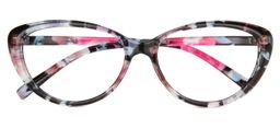 Charlene Cat-eye Floral Glasses1
