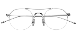 Dooley Aviator Silver Glasses1