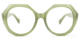 Skylar Geometric Cameo-Green Glasses0