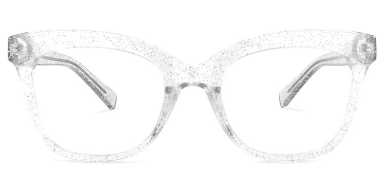 Santiago Cateye Clear Glasses