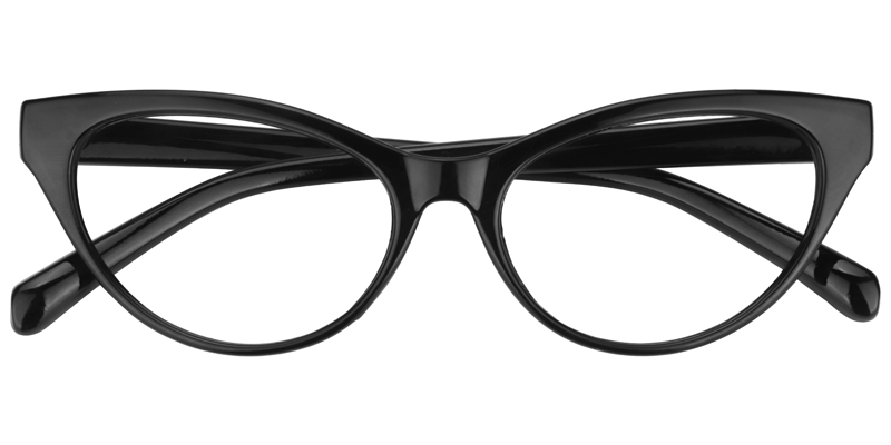 Cateye Black Reading Glasses | Zeelool Reading Glasses1