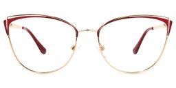 Faust Cateye Red Glasses1