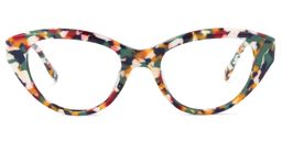 Farrah Oval Floral Glasses0