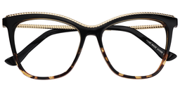 Cora Cateye Gold-Tortoise Glasses1