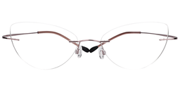 Evelyn Cat Eye Pink Glasses0