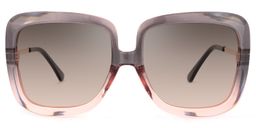 Winter Square Gray-Pink Sunglasses0