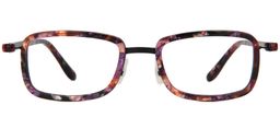 Elodie Rectangle Glasses0
