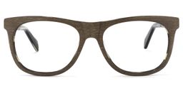 Yesenia Square Brown Glasses0
