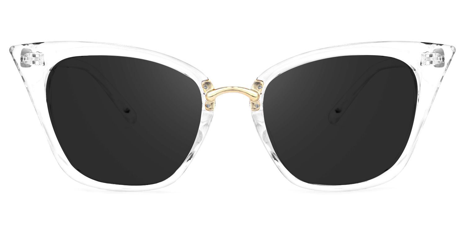 Chandrikar Clear Cat Eye Polarized Sunglasses for Driving | ZEELOOL0