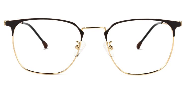 Yulisa Browline Gold Glasses