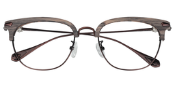 Raines Browline Brown Glasses1