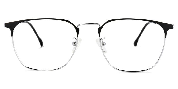 Yulisa Browline Silver Glasses