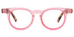 Yasser Round Pink Glasses0