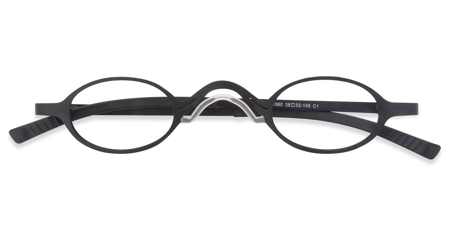 Oval Black Glasses | Zeelool Glasses1