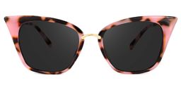 Chandrikar Pink-Floral Cat eye Sunglasses0