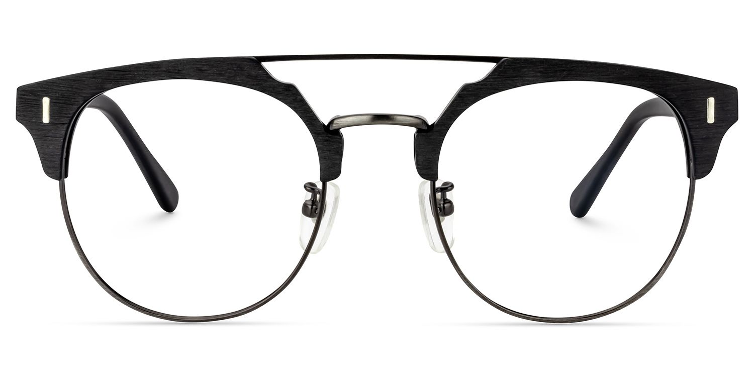 Aviator Black Glasses | Zeelool Glasses0