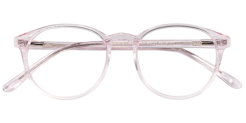 Oval Pink Glasses| Zeelool Eyeglasses1