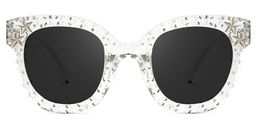 Kahle Clear Cat eye Sunglasses0