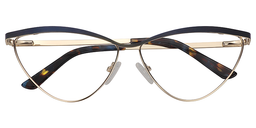 Hedy  Cateye Dark Blue Glasses2