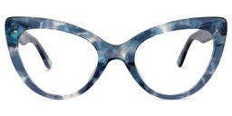 Stjules Cateye Blue Glasses0