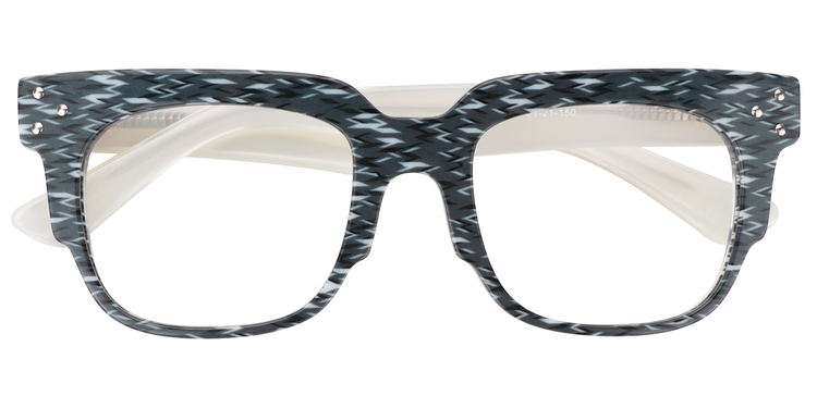 James Square Gray Eyeglasses