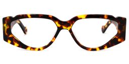 Sofia Geometric Tortoise Glasses0
