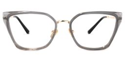 Martine Square Gray Glasses0