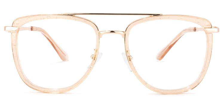 Sanders Aviator Beige Glasses