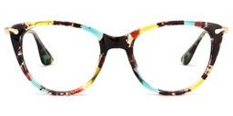 Clement Cat Eye Floral Glasses0