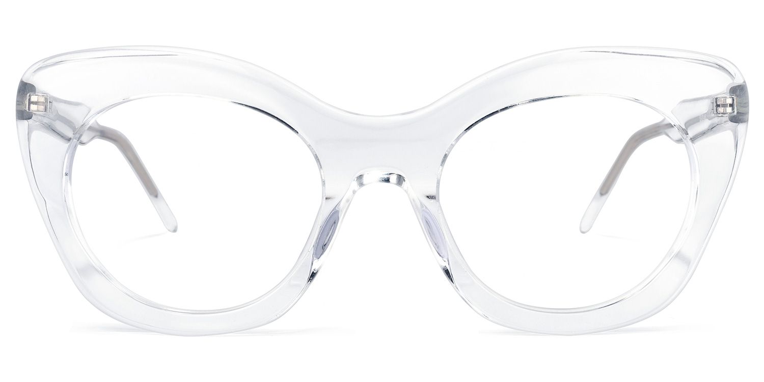 Maria Cat-eye Clear Glasses