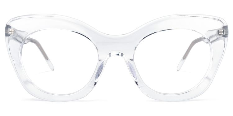 Maria Cat-eye Clear Glasses
